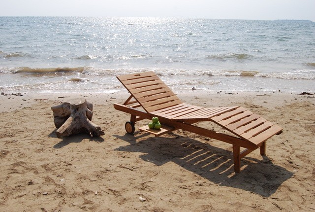 Potter Loungeer Sun Bed Panlabas na Pool