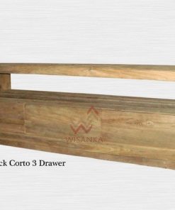 Tv Rack Corto 3 Ahşap Çekmece