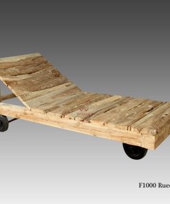 鲁达木制日光浴浴床