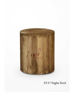 Pogba Wooden Stool