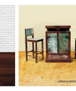 Lingua Javeline Boat Wood Bar Set