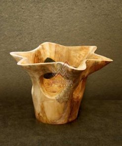 Star Wooden Vase