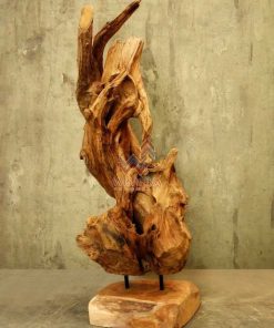 Meli Wood Stand Decor