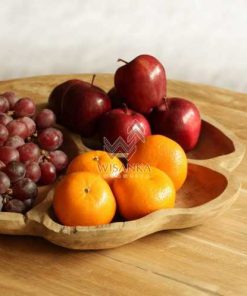 फूल की लकड़ी का कटोरा