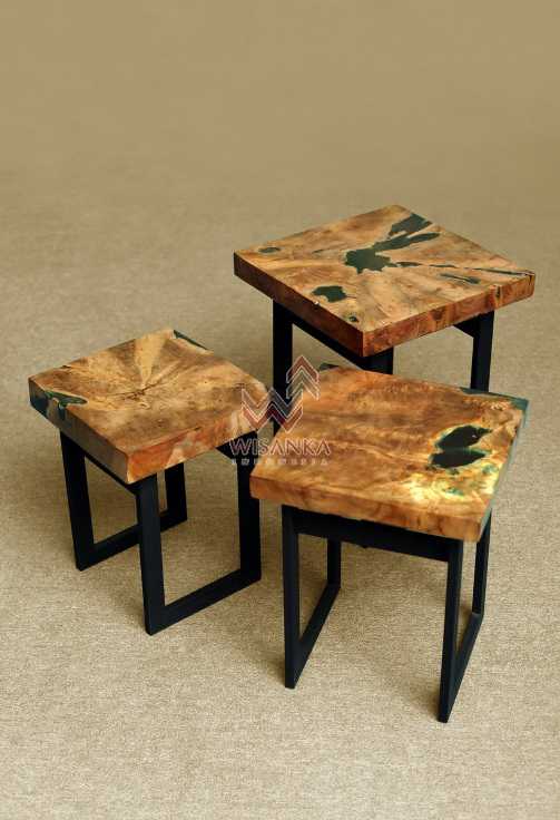 Tabouret en bois Leon