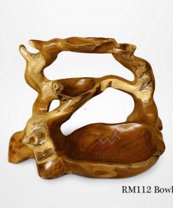 Träskål med handtag