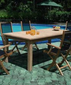 TBM03 Monica katlanır koltuk + dikdörtgen masa seti