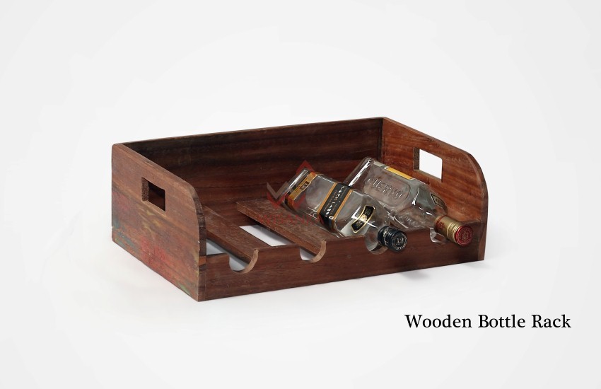 Porte-bouteilles récupéré