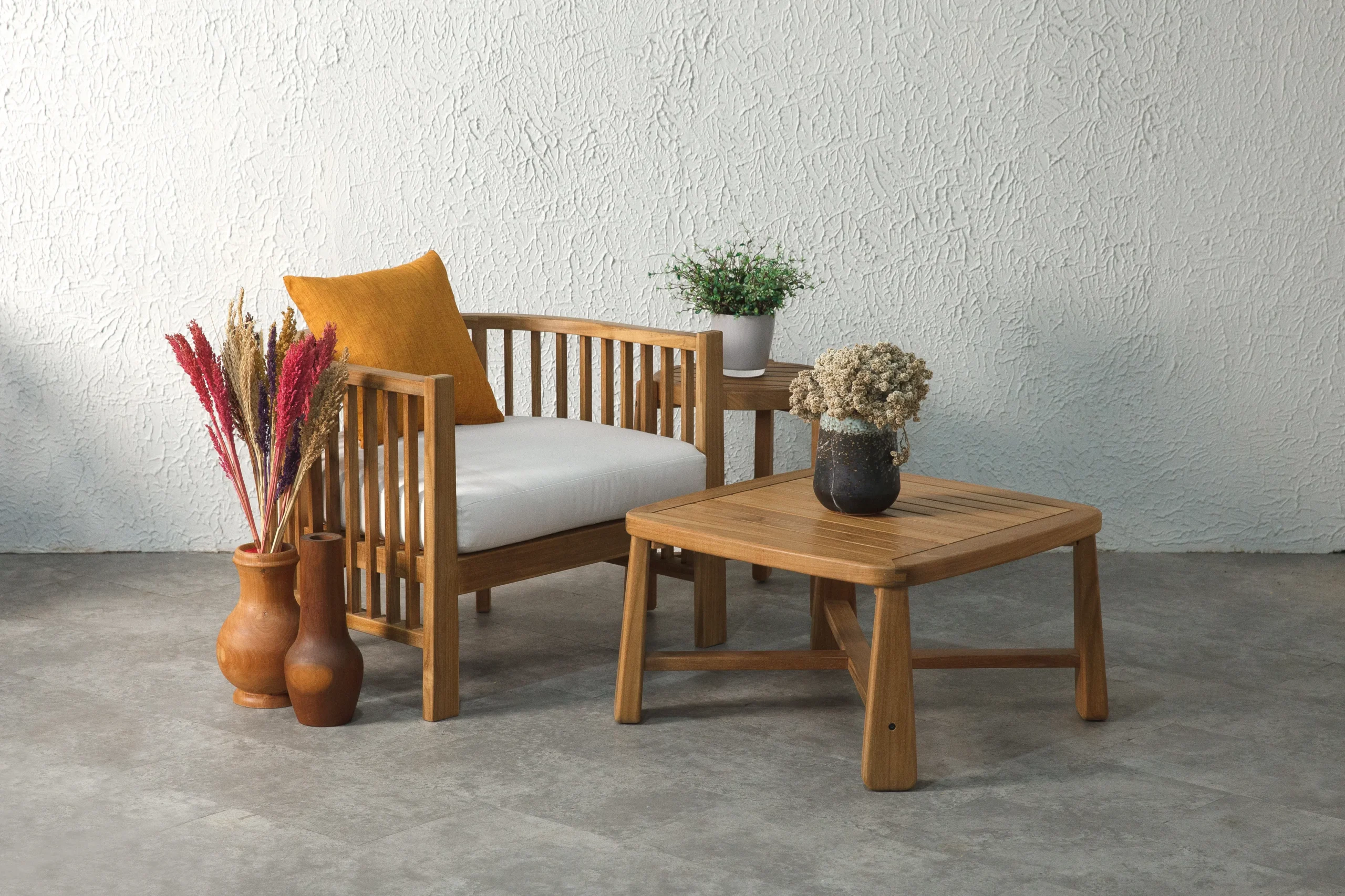 Janice 休闲椅搭配 Faby 咖啡桌套装 2025