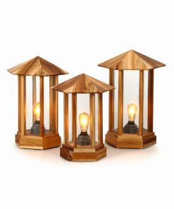 Laterne with Roof - Set of 3