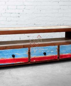 Wooden TV Stand Set
