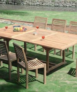 Cadiz rectangular ext table set