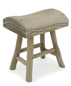 Feroz stool teak branch furniture
