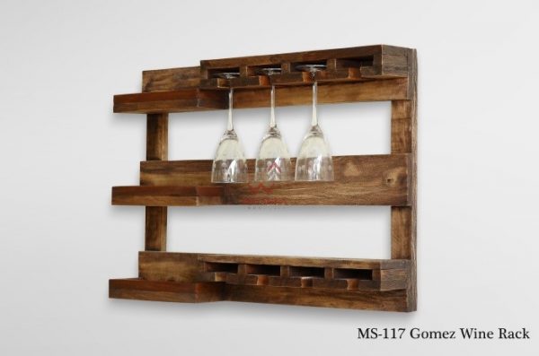 Gomez Wooden Wine Rack