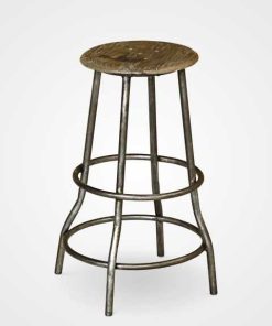 Uruma Wooden Bar Stool