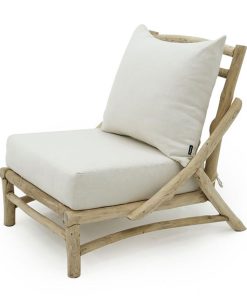 Aksa 1 seater teak branch furniture